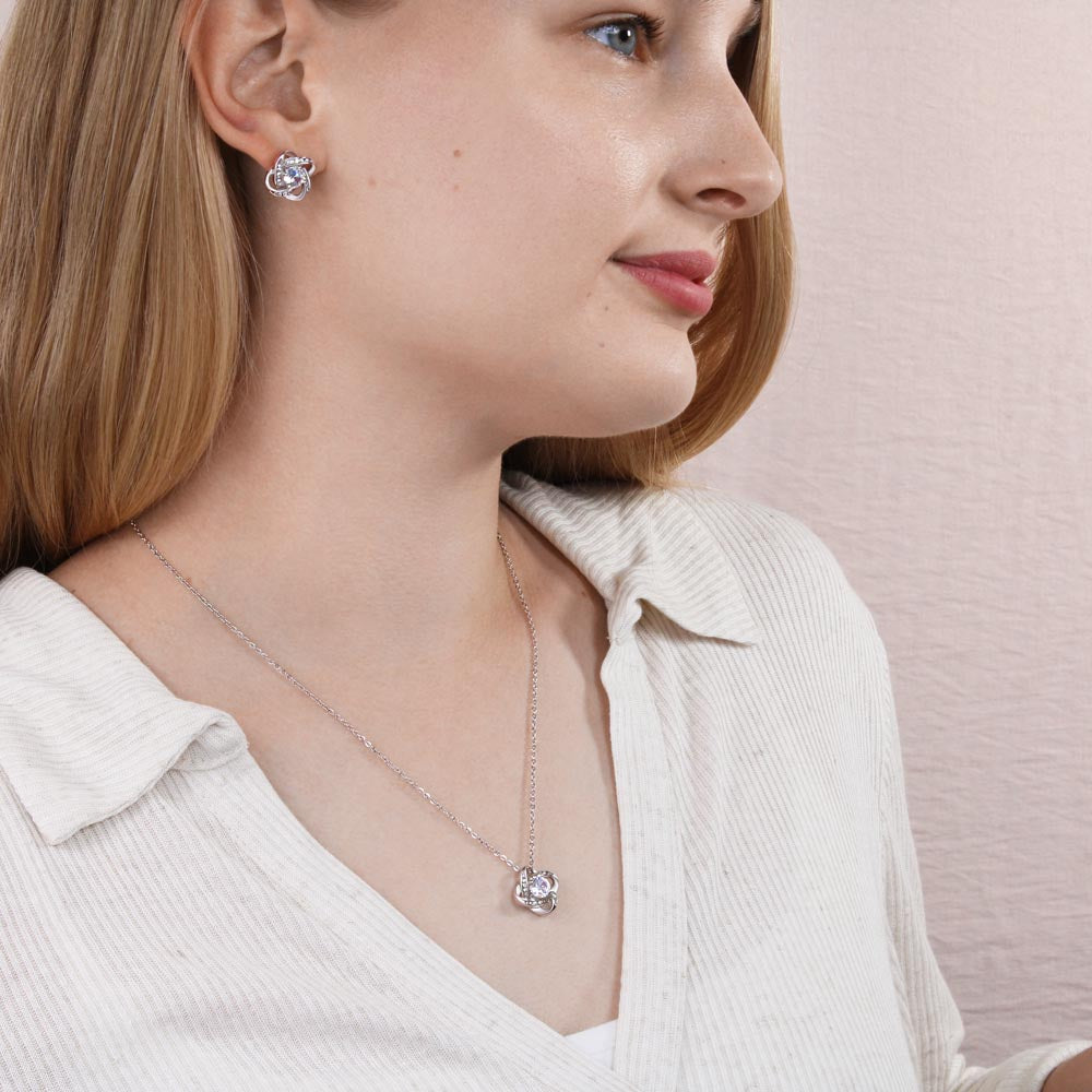 To My Bonus Mom Necklace + Free Matching Earrings (while stock last)