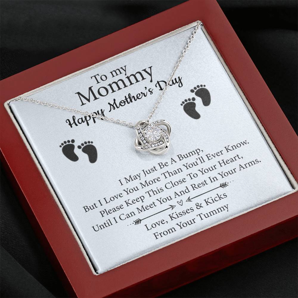 Just A Bump - Love Knot Necklace