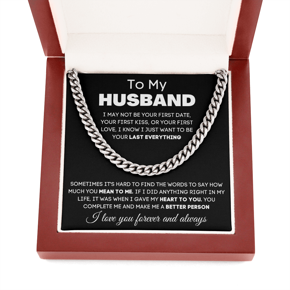 My Husband | Better Person | Cuban Link Chain