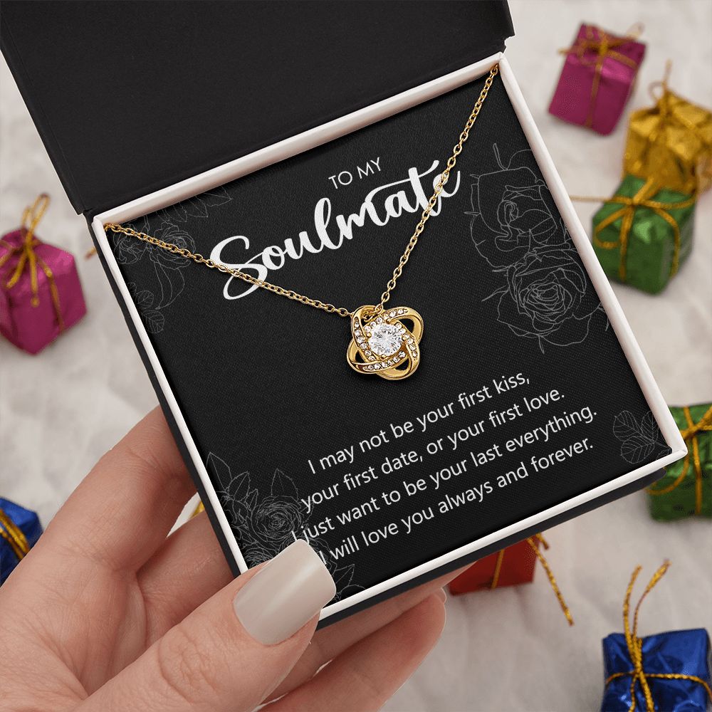 To My Soulmate - Elegant Knot Necklace Gift Set