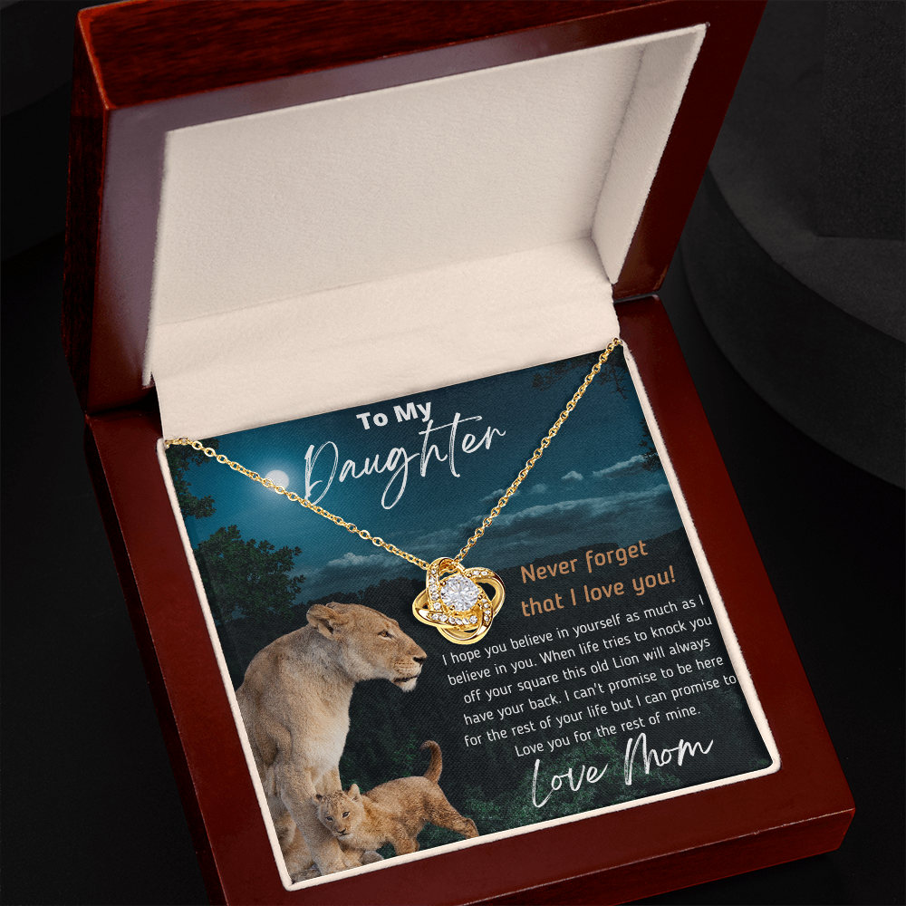 (ALMOST SOLD OUT) To My Daughter | LOVE KNOT NECKLACE 💓💓