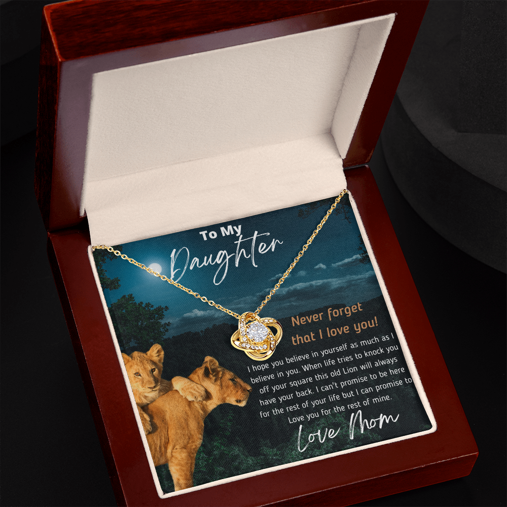 To my Daughter | LOVE KNOT NECKLACE 💓