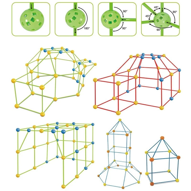 KID'S FORT BUILDING SET