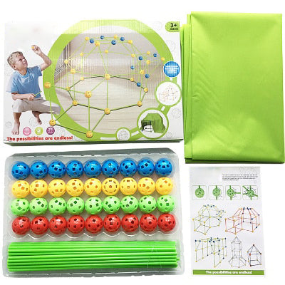 KID'S FORT BUILDING SET