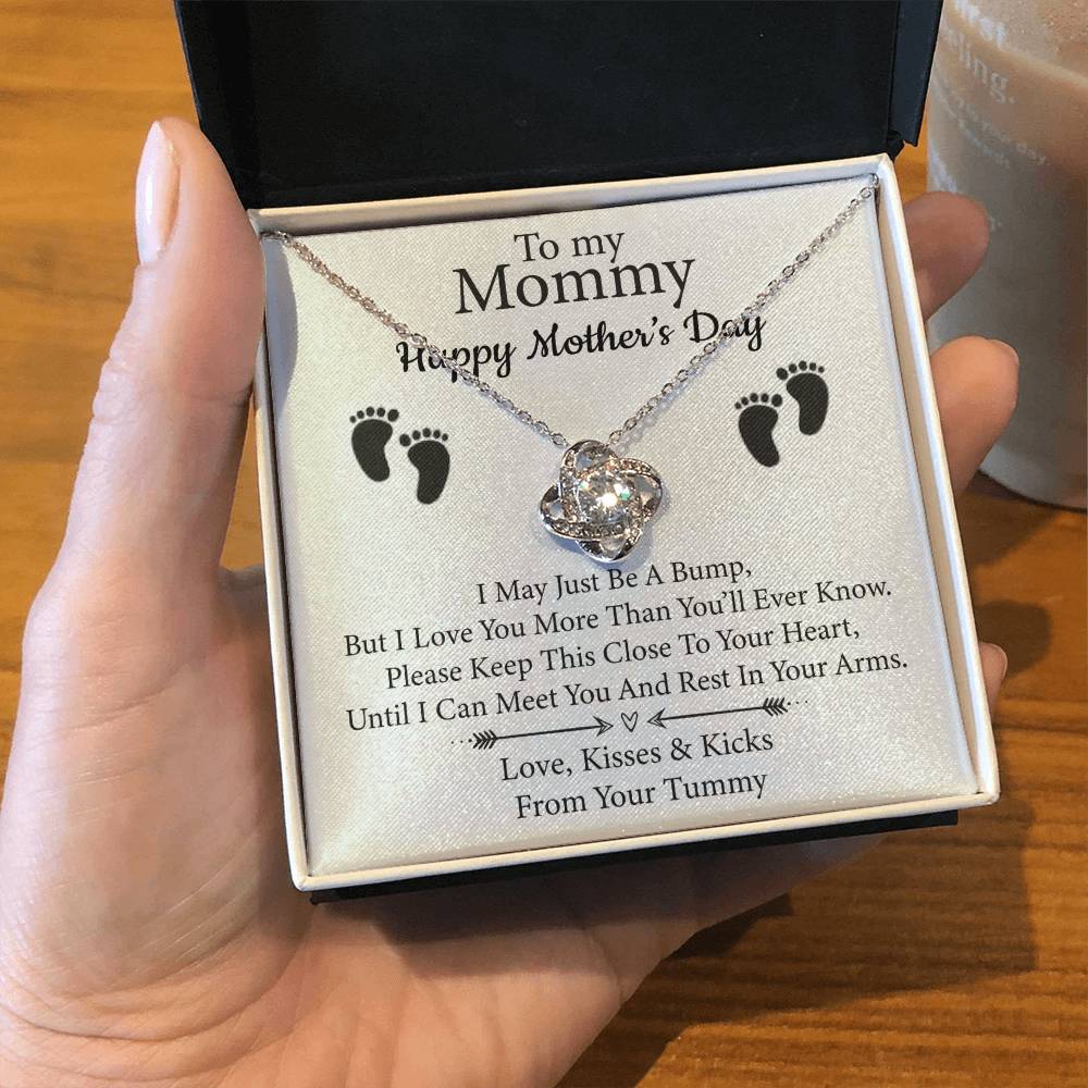 Just A Bump - Love Knot Necklace