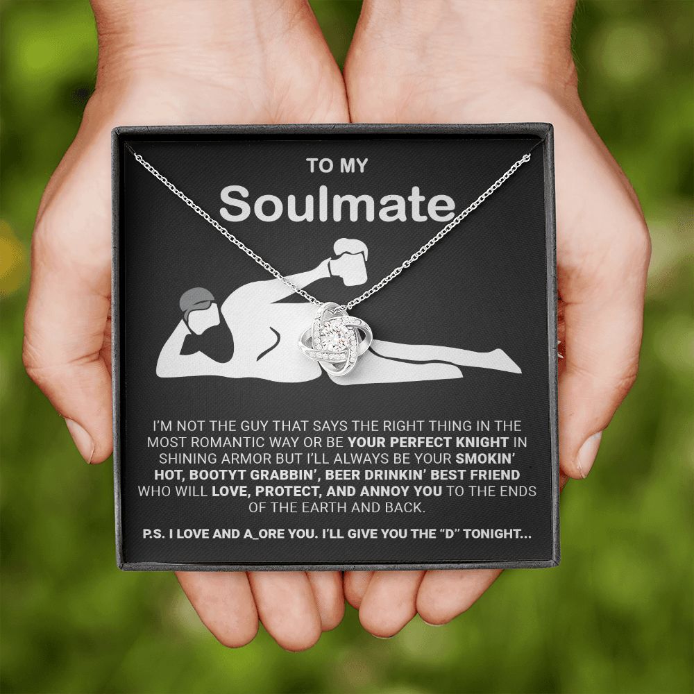 To My Soulmate... | Premium Love Knot Necklace