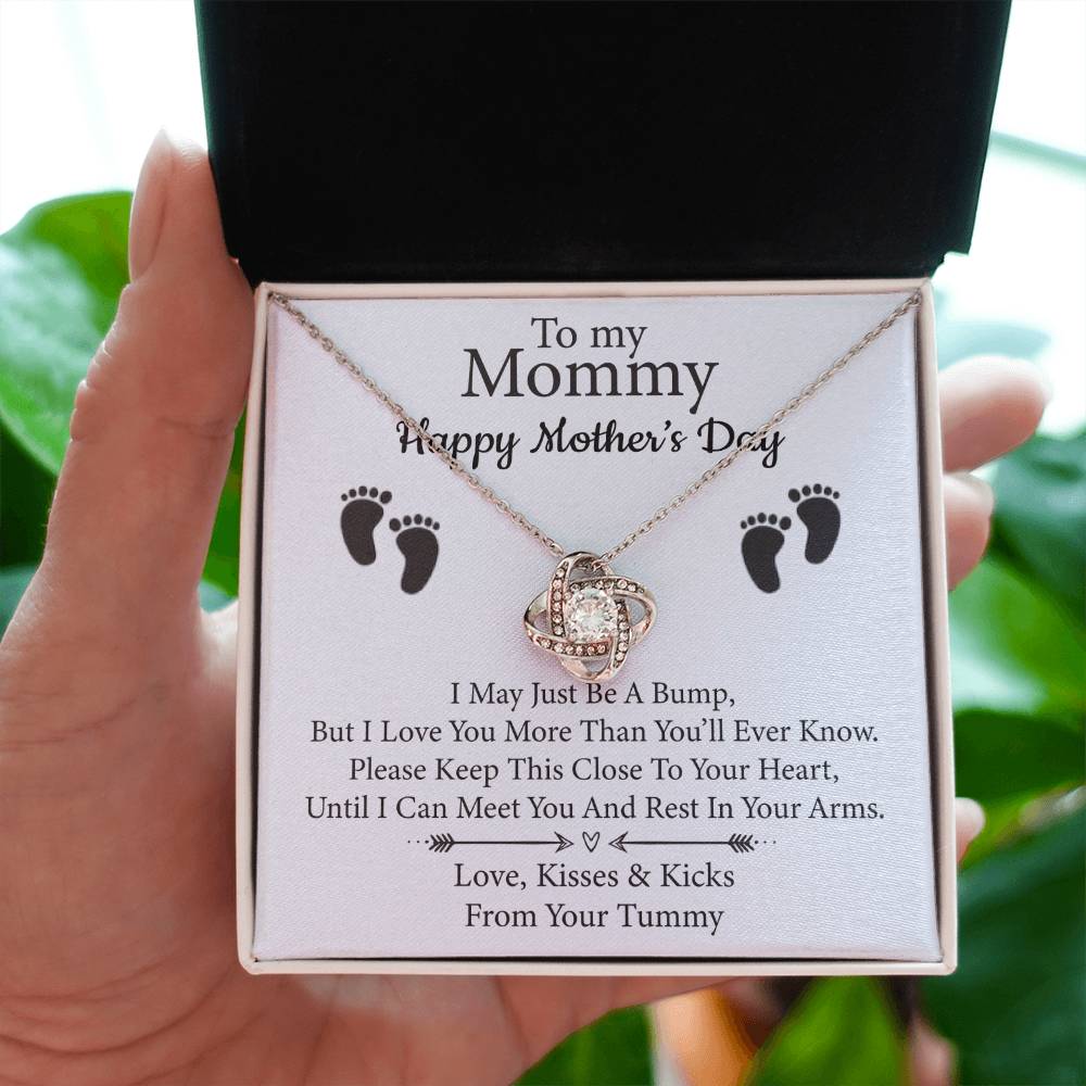 Just A Bump - Love Knot Necklace