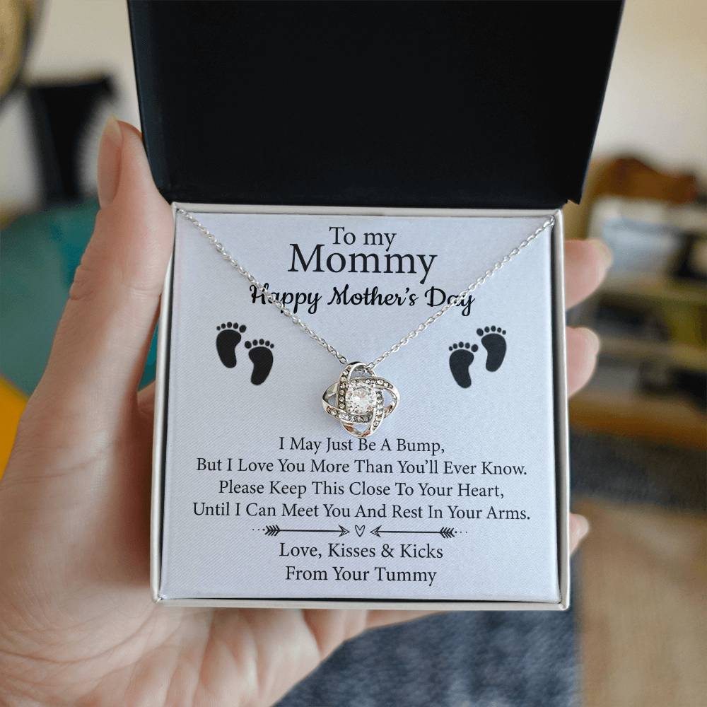 Just A Bump - Love Knot Necklace