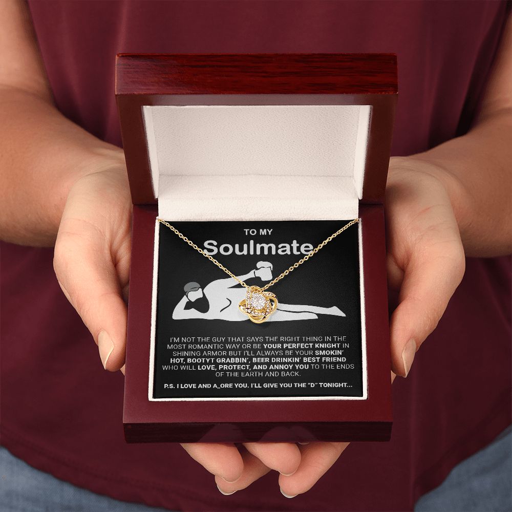 To My Soulmate... | Premium Love Knot Necklace