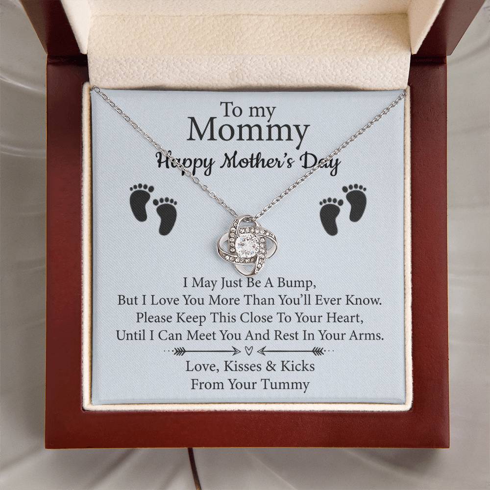 Just A Bump - Love Knot Necklace