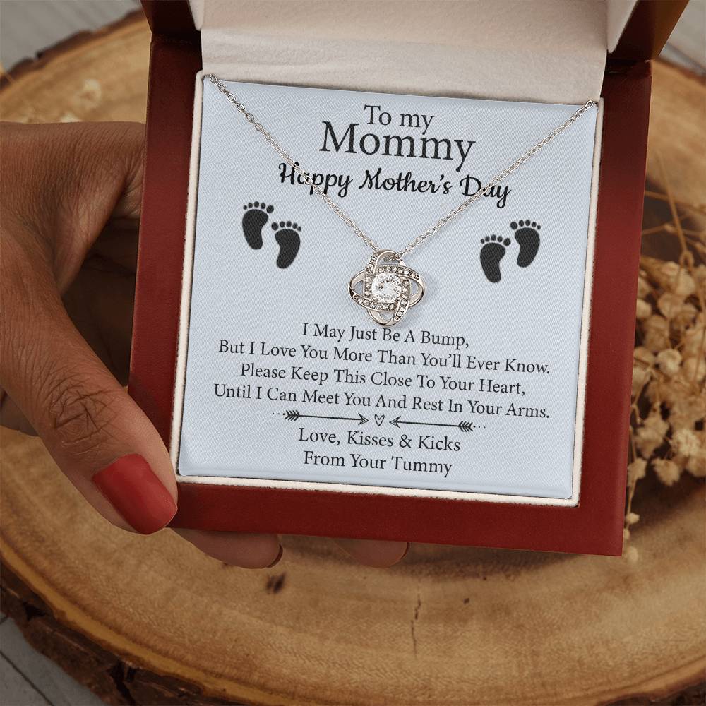 Just A Bump - Love Knot Necklace