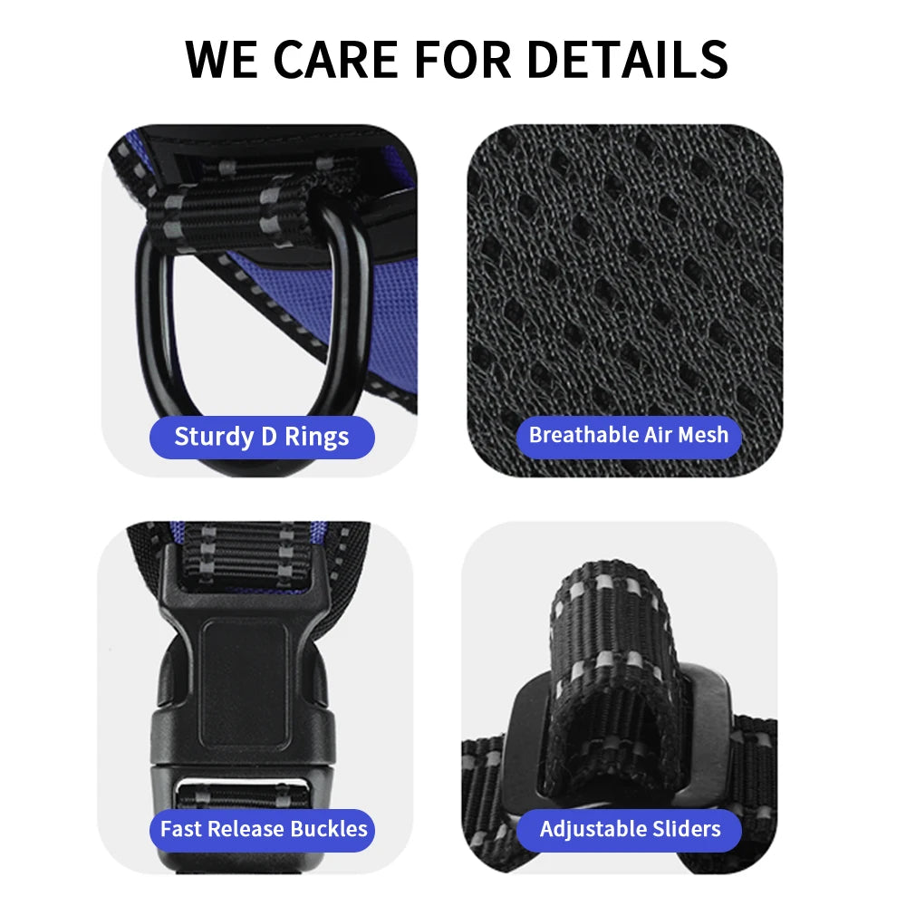 PawsEase Reflective No-Pull Harness