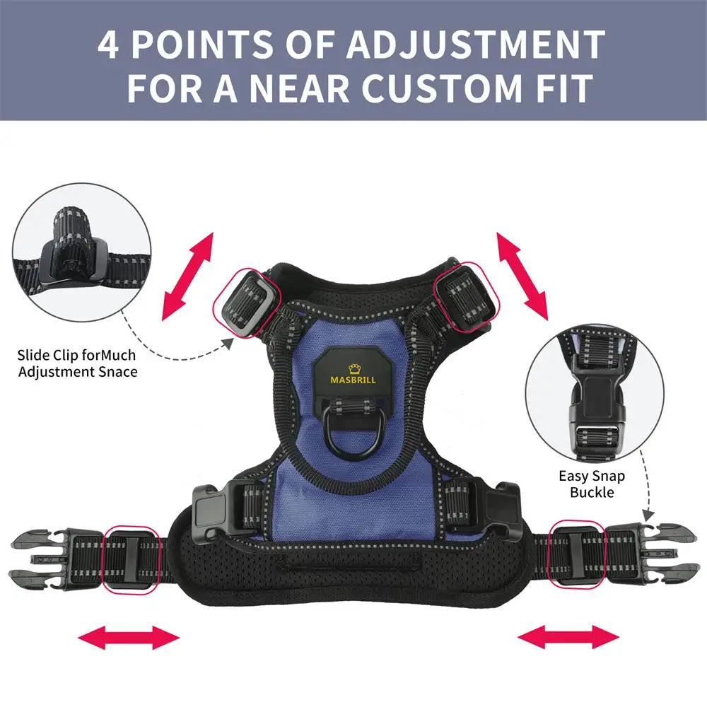 PawsEase Reflective No-Pull Harness