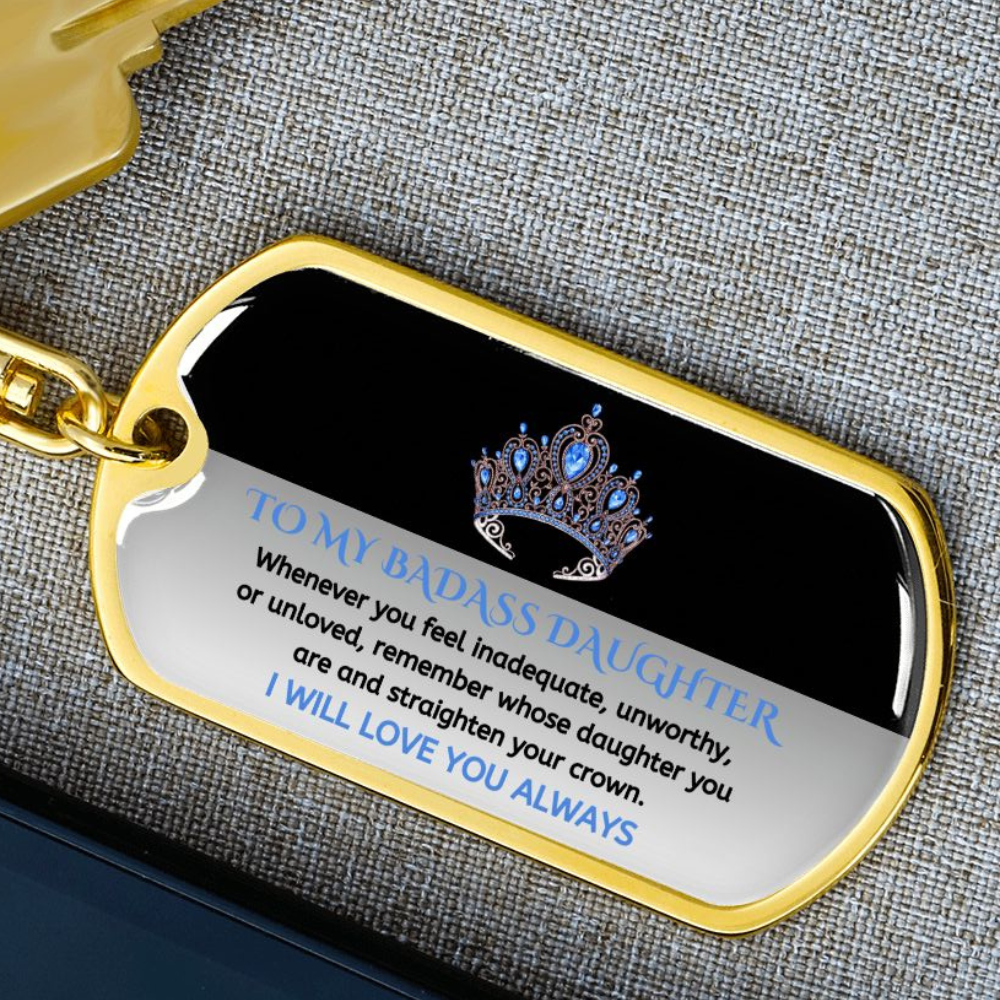 (ALMOST SOLD OUT) Keepsake for Daughter - Keychain - LIMITED QUANTITIES AVAILABLE