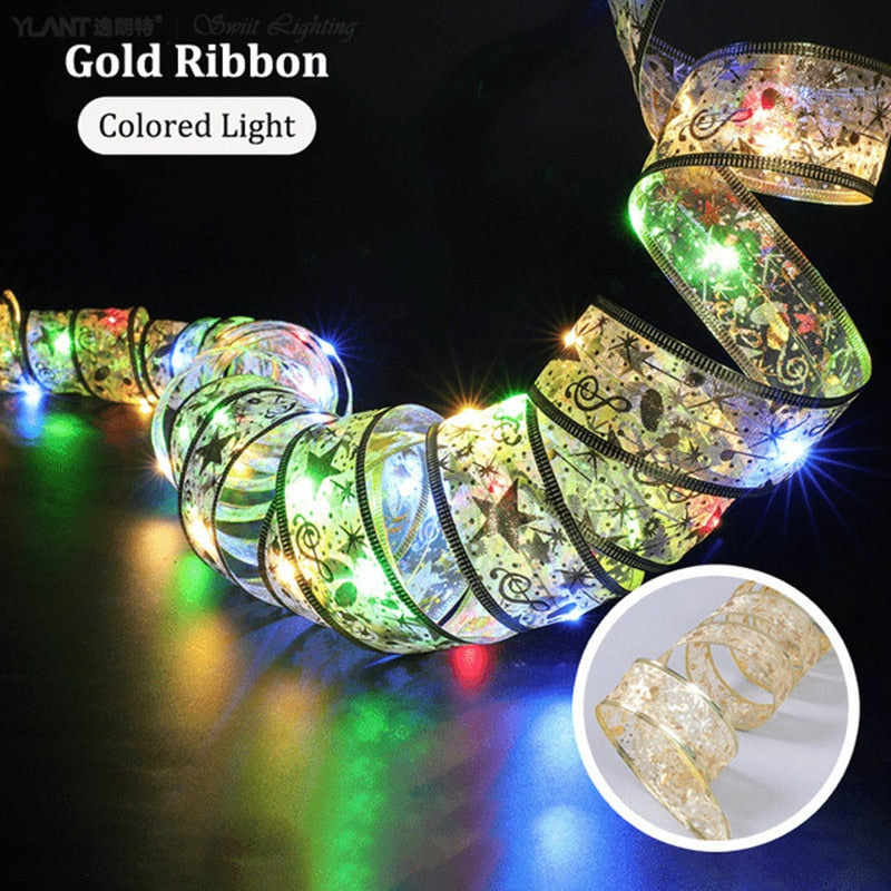 Christmas Gorgeous Decoration LED Ribbon Fairy Lights New Year 2023