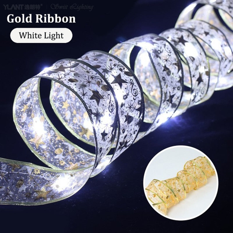 Christmas Gorgeous Decoration LED Ribbon Fairy Lights New Year 2023