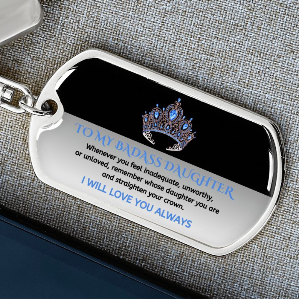 (ALMOST SOLD OUT) Keepsake for Daughter - Keychain - LIMITED QUANTITIES AVAILABLE