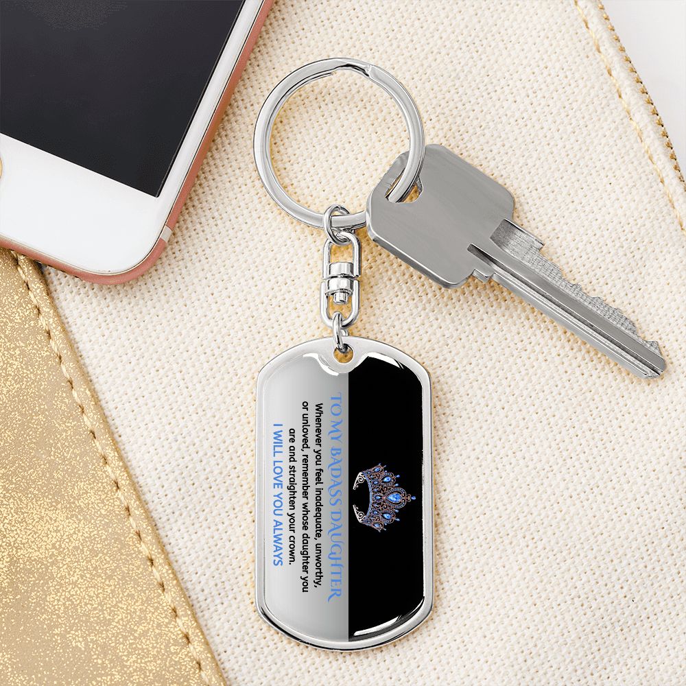 (ALMOST SOLD OUT) Keepsake for Daughter - Keychain - LIMITED QUANTITIES AVAILABLE