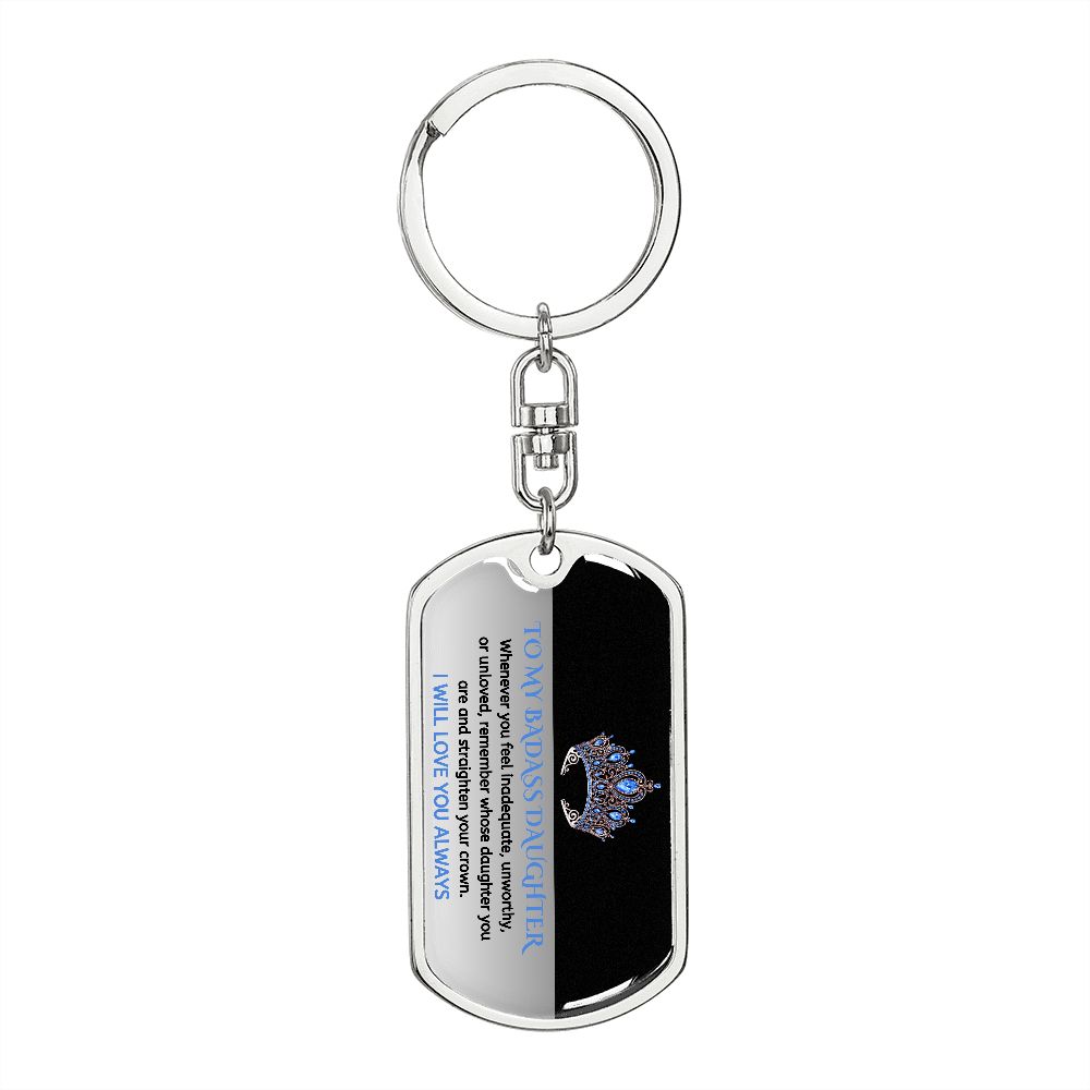 (ALMOST SOLD OUT) Keepsake for Daughter - Keychain - LIMITED QUANTITIES AVAILABLE