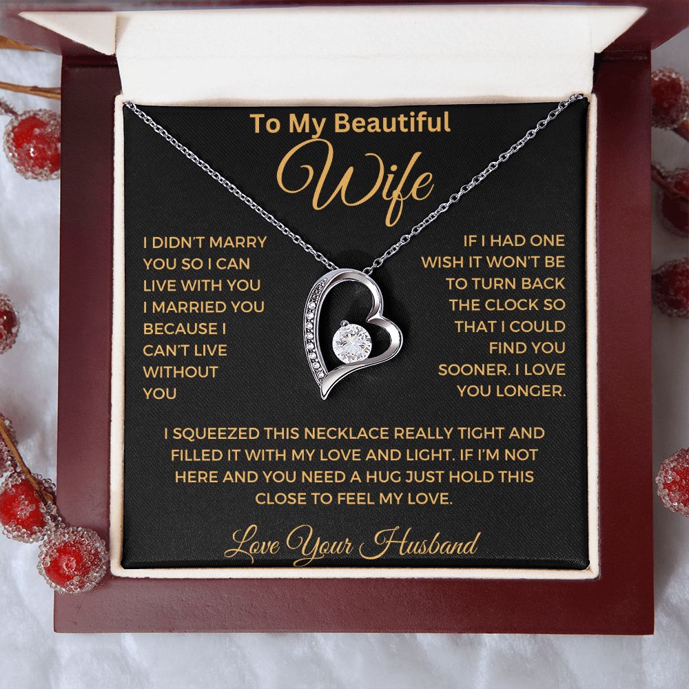 (Almost Sold Out) Gift For Wife - Forever Love Necklace 🎁❤️