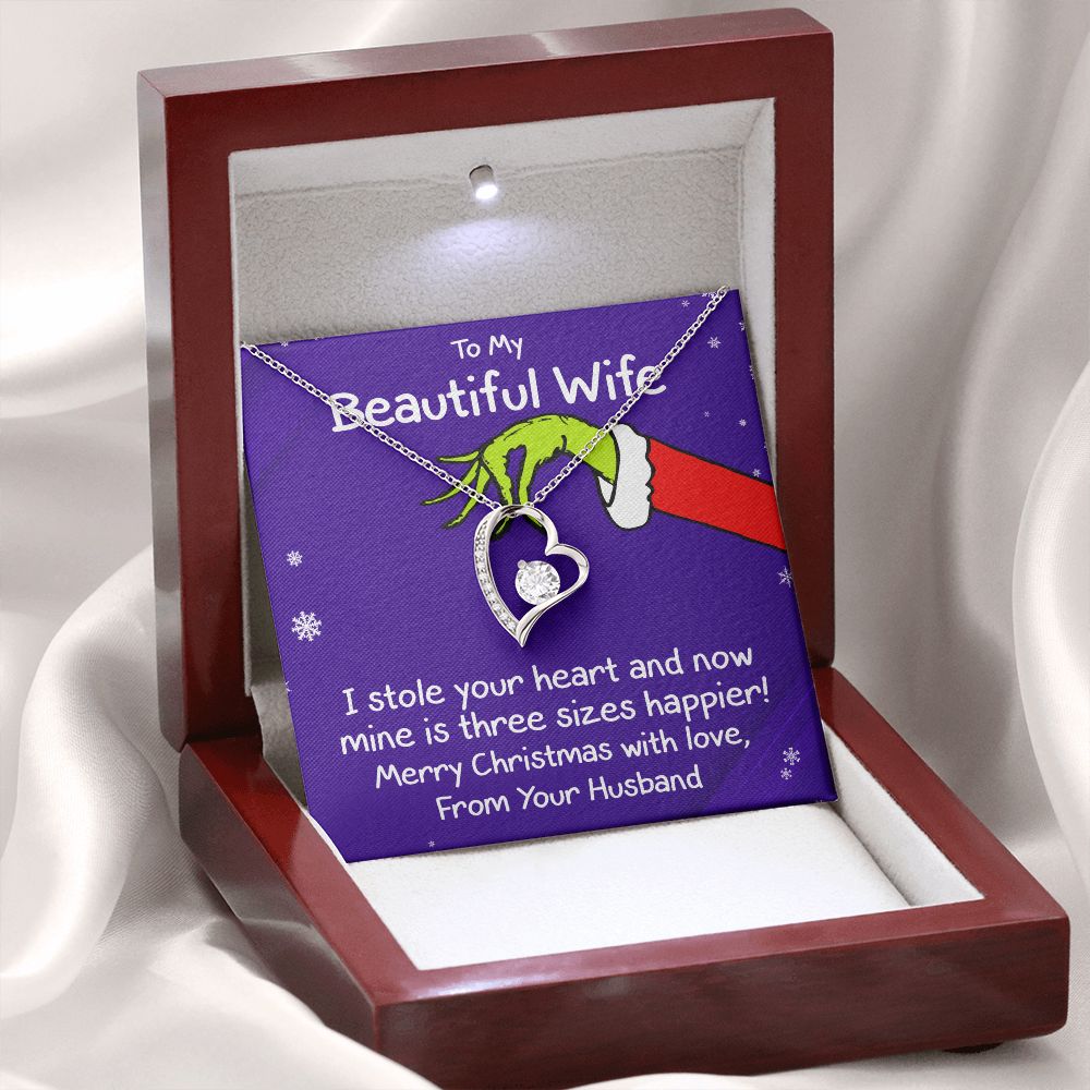 To My Wife (Holiday Card) - Necklace Gift Set