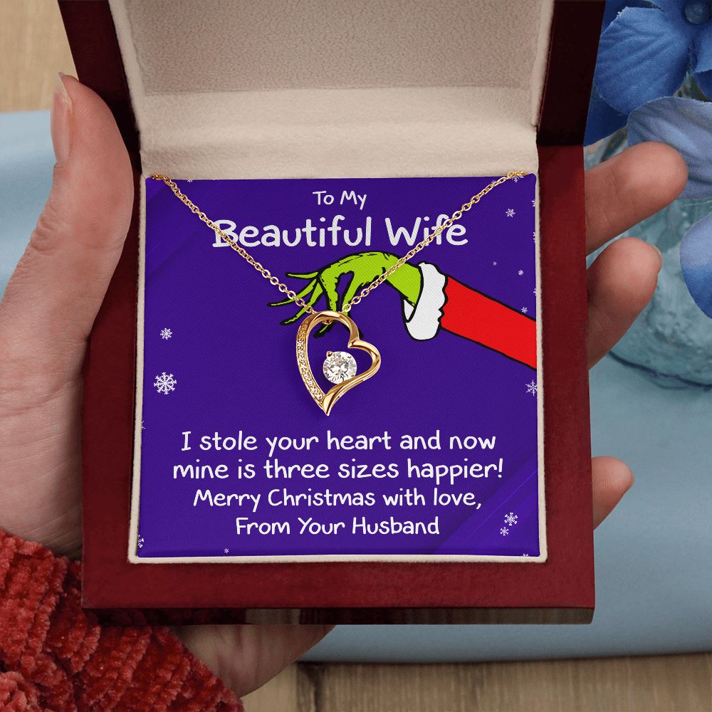 To My Wife (Holiday Card) - Necklace Gift Set