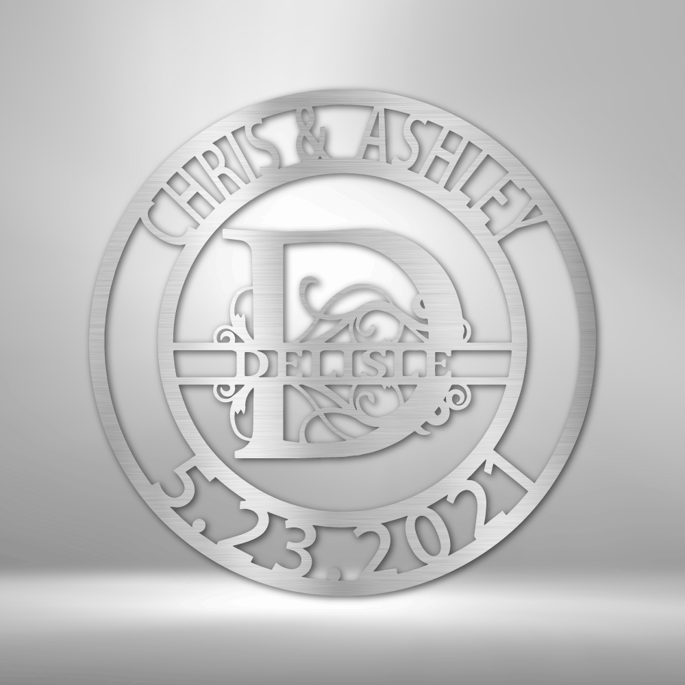 Split Letter Family Name - Personalize It Today