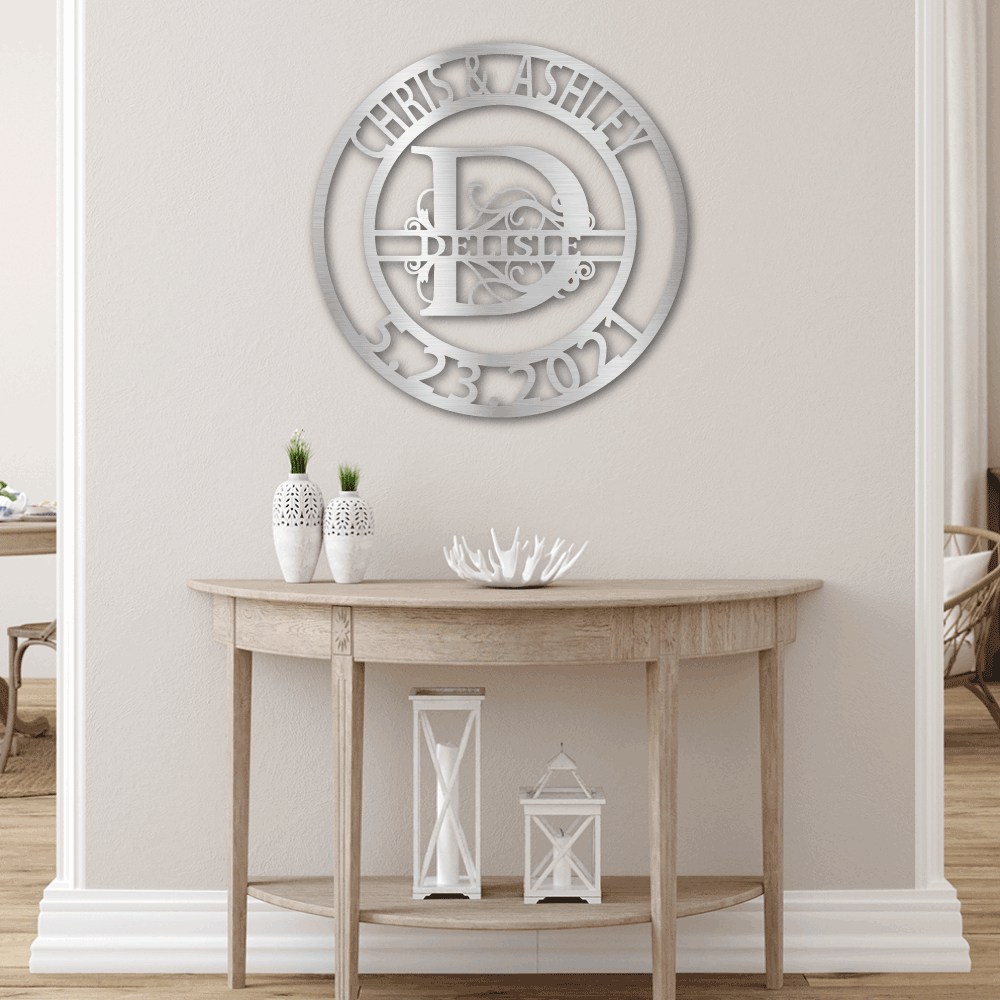 Split Letter Family Name - Personalize It Today