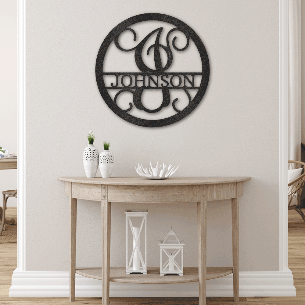Circle Vine Monogram - Personalize It Today