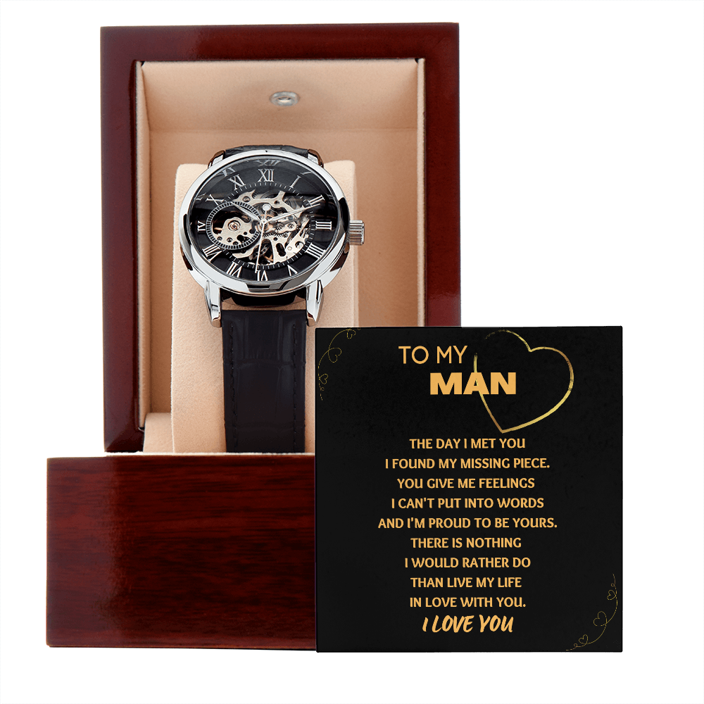MY MISSING PIECE | TO MY MAN GIFT WATCH