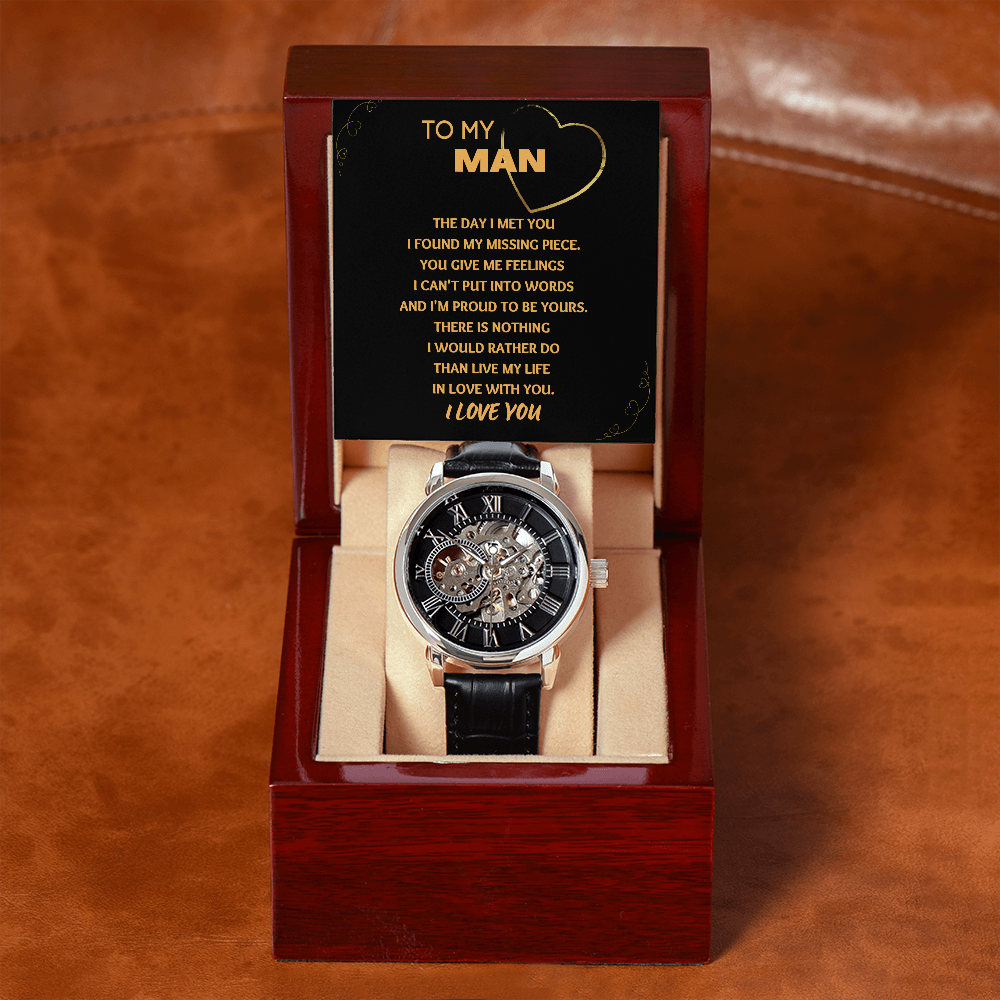MY MISSING PIECE | TO MY MAN GIFT WATCH