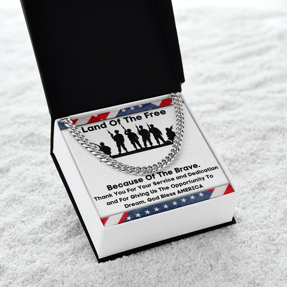 Land Of The Free - Cuban Link Chain