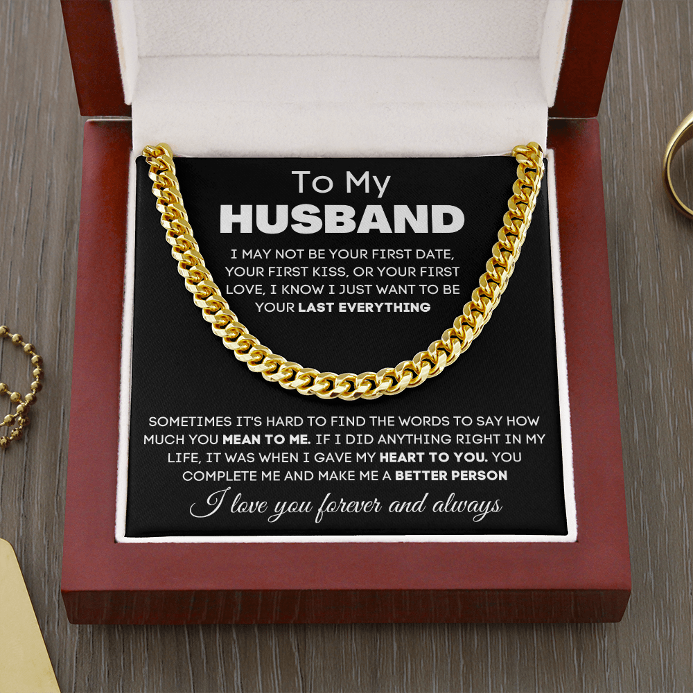 My Husband | Better Person | Cuban Link Chain