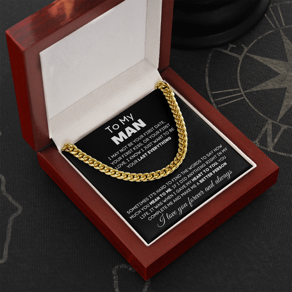 My Man | Better Person | Cuban Link Chain