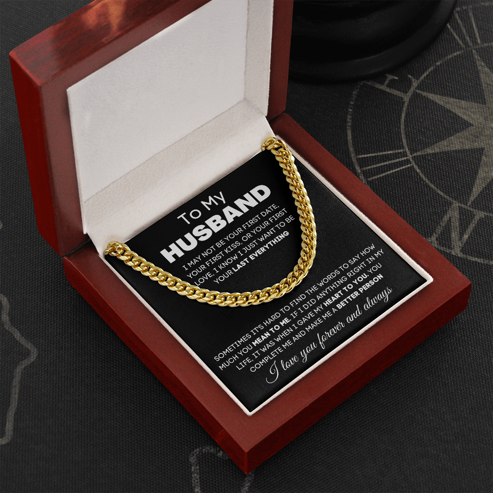 My Husband | Better Person | Cuban Link Chain