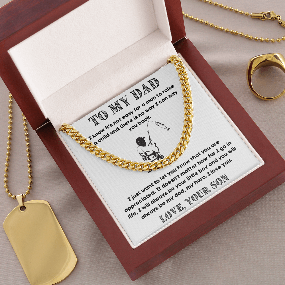 To My Dad | Life Teacher | Cuban Link Chain