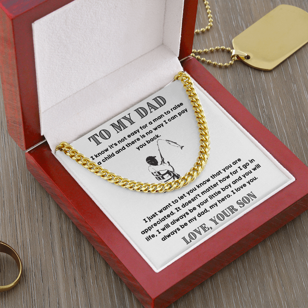 To My Dad | Life Teacher | Cuban Link Chain