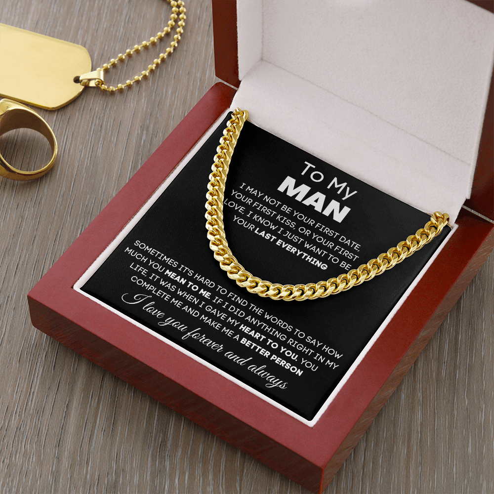 My Man | Better Person | Cuban Link Chain
