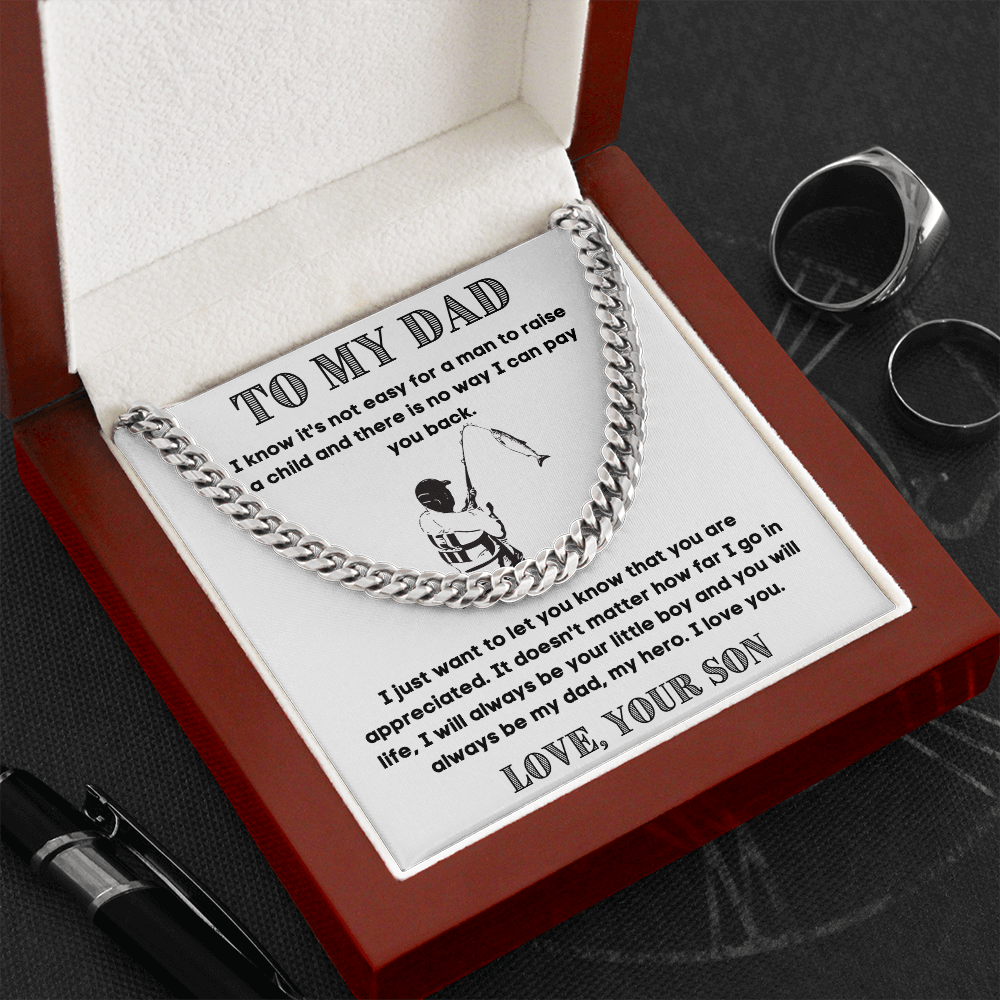 To My Dad | Life Teacher | Cuban Link Chain