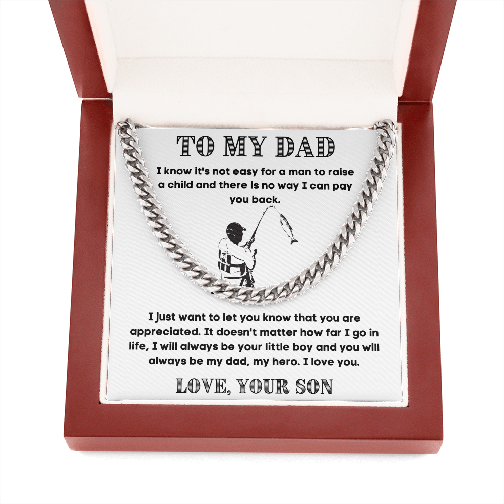 To My Dad | Life Teacher | Cuban Link Chain
