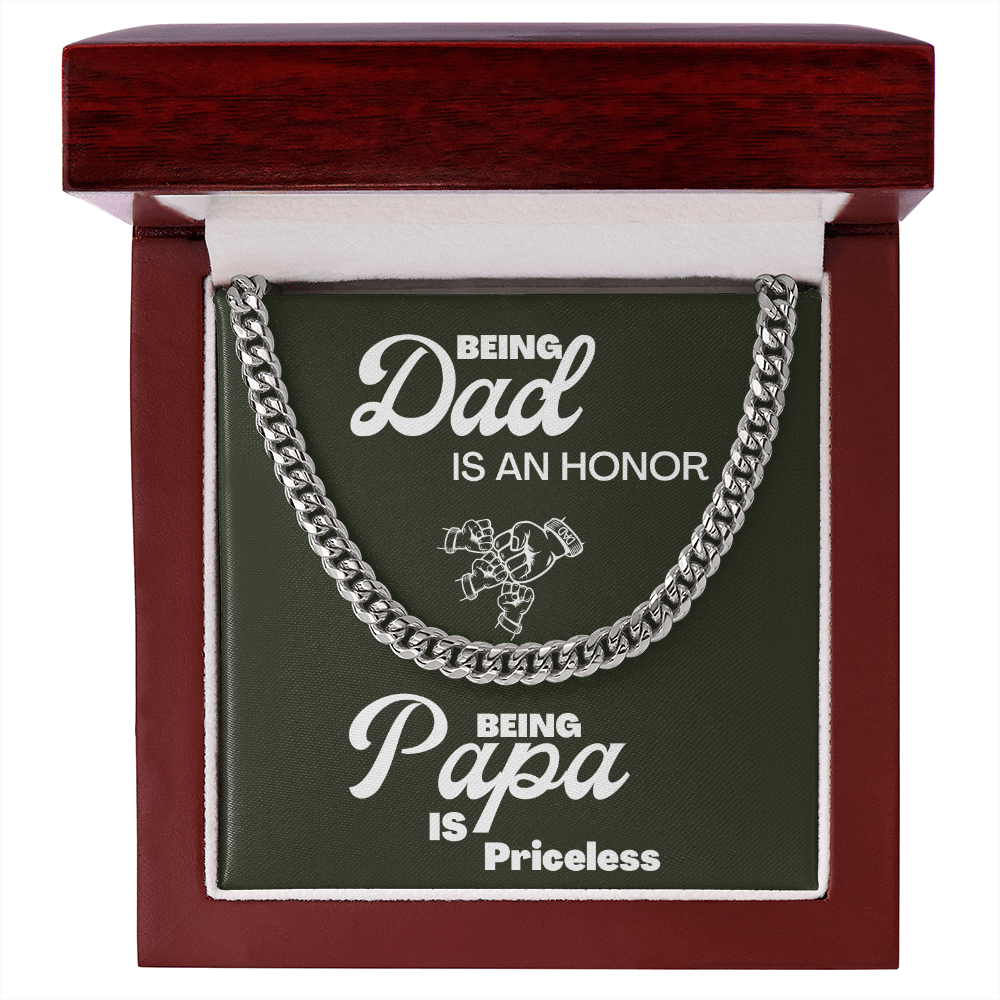 Being Papa | Cuban Link Chain 🤜