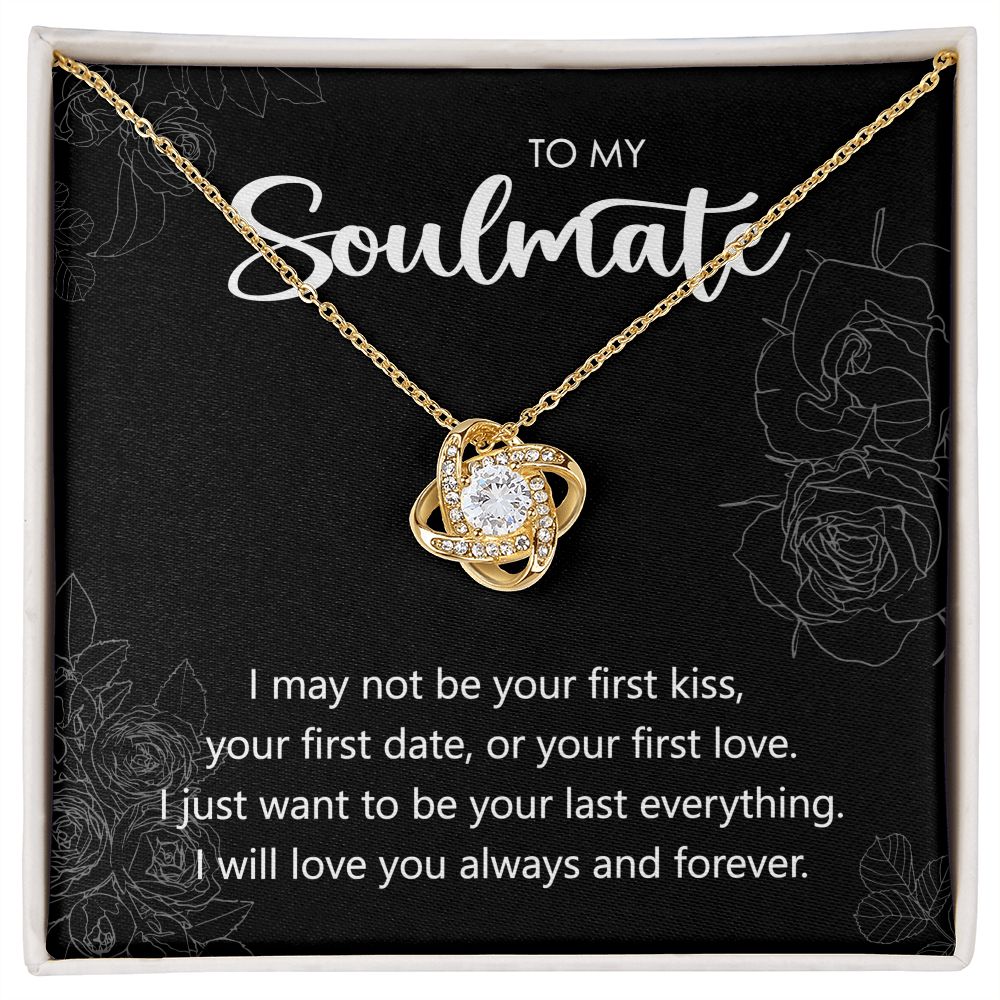 To My Soulmate - Elegant Knot Necklace Gift Set