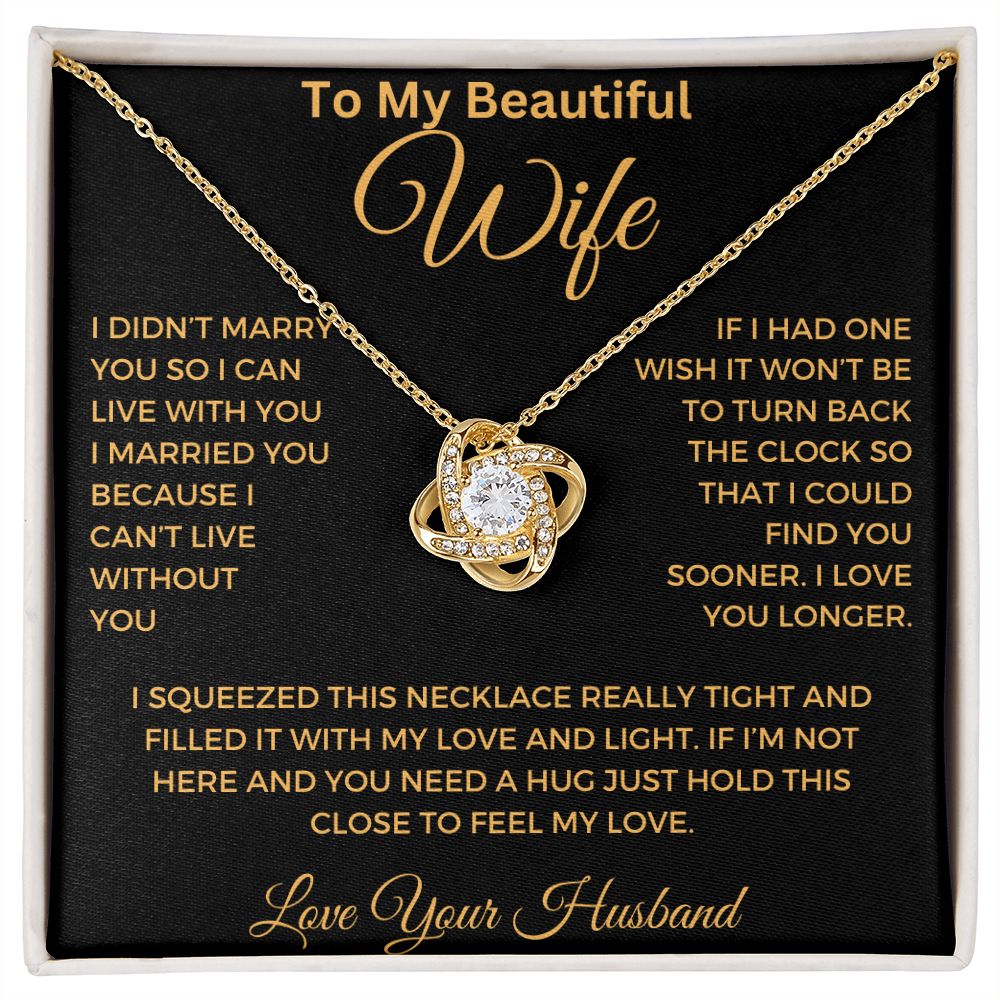 (Almost Sold Out) Gift For Wife - Love Knot Necklace 🎁❤️