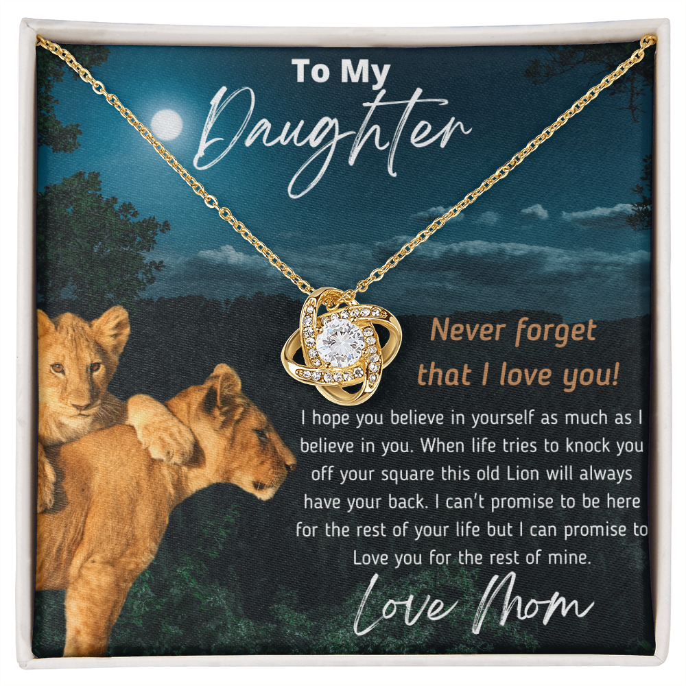 To my Daughter | LOVE KNOT NECKLACE 💓