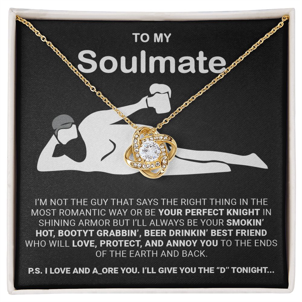 To My Soulmate... | Premium Love Knot Necklace