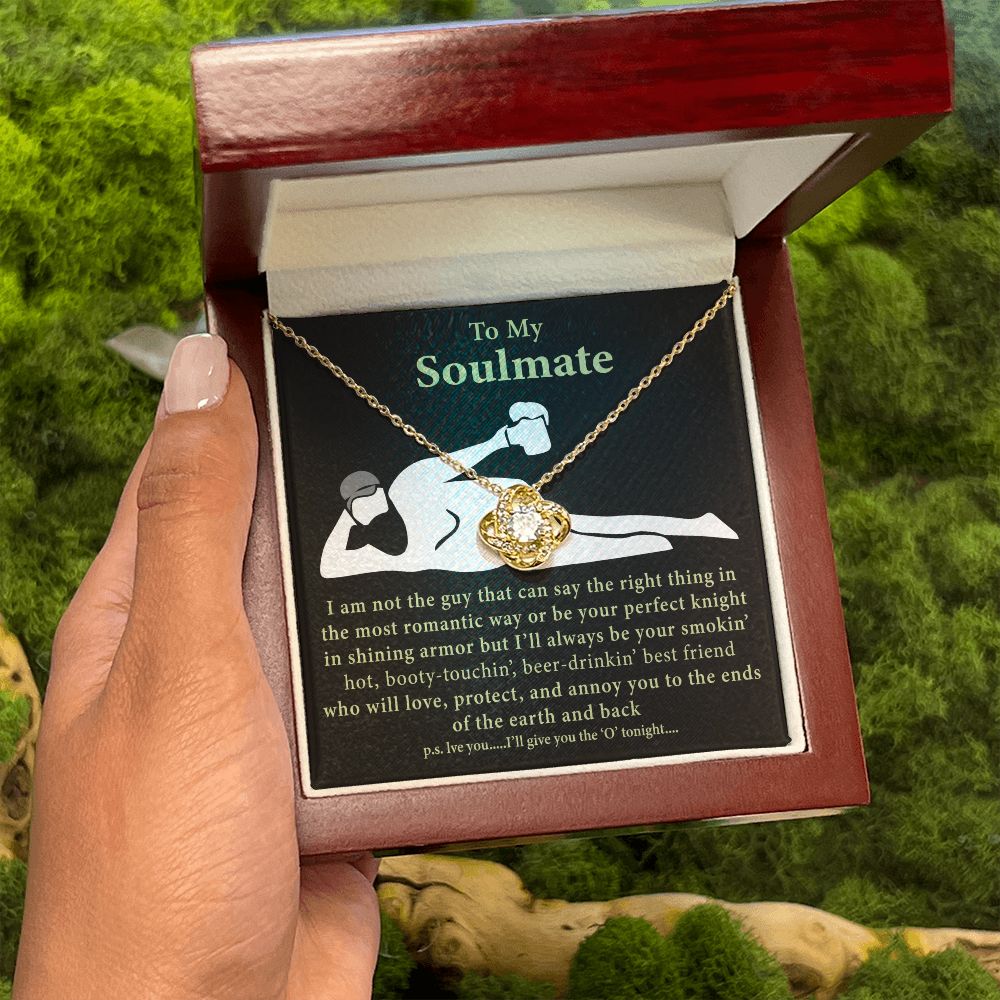 To My Soulmate | Best Friends | Love Knot Necklace