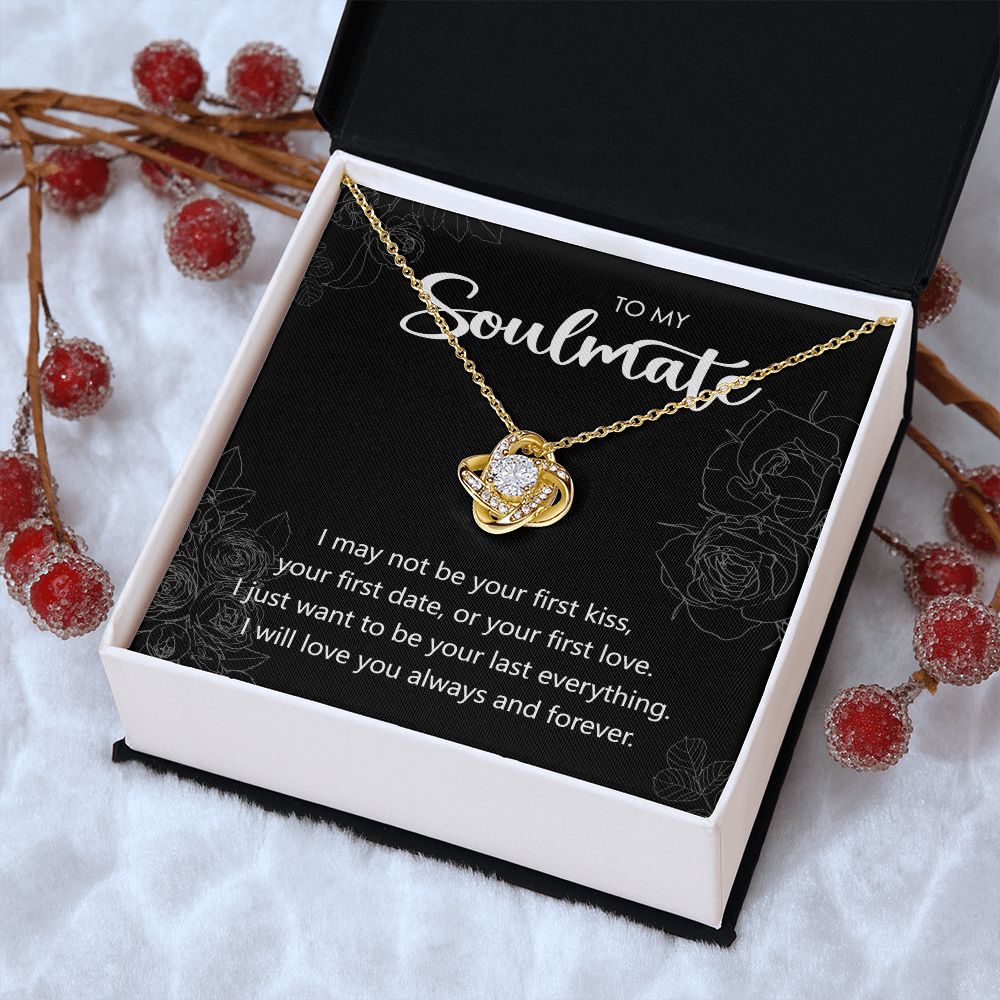 To My Soulmate - Elegant Knot Necklace Gift Set