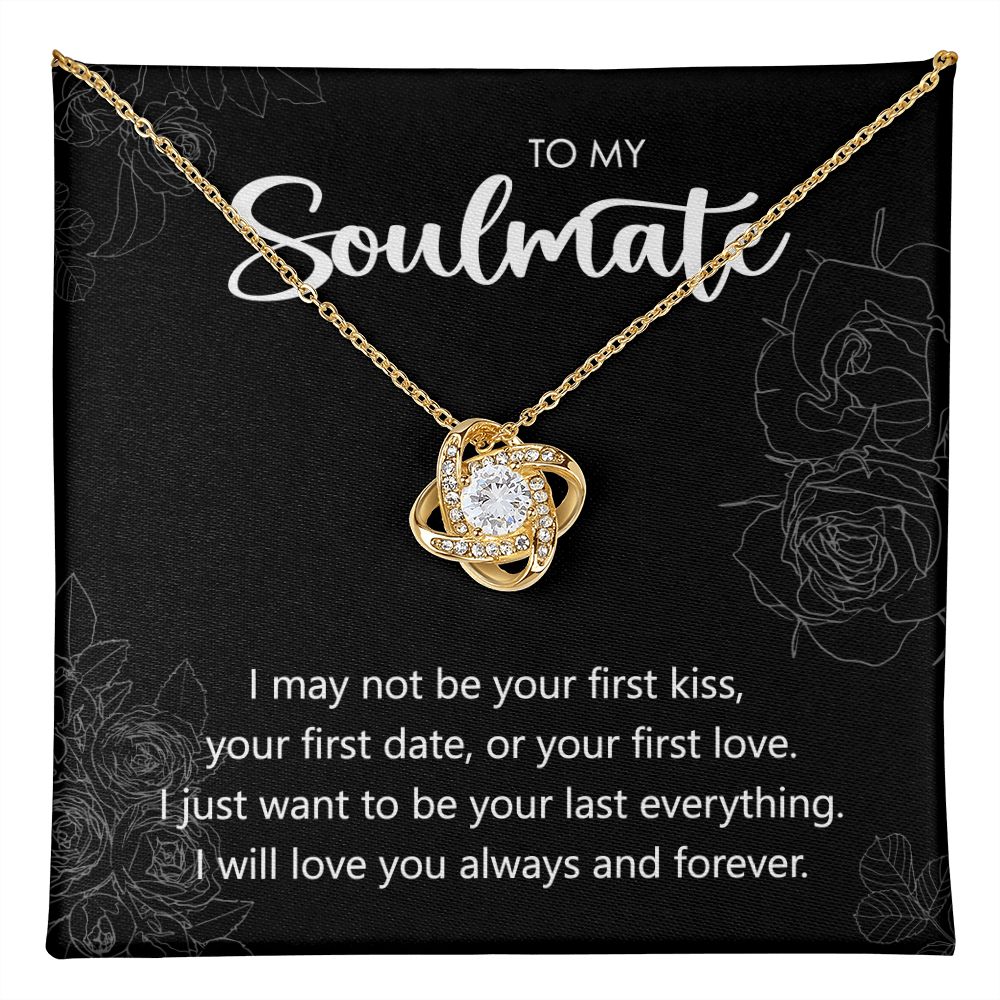 To My Soulmate - Elegant Knot Necklace Gift Set