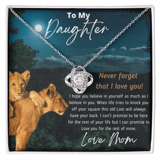To my Daughter | LOVE KNOT NECKLACE 💓