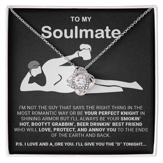 To My Soulmate... | Premium Love Knot Necklace